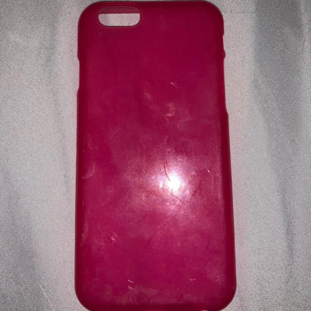 Plain pink iPhone 6s case